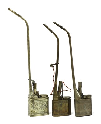 Lot 66 - A collection of three Chinese water pipes