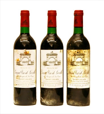 Lot 262 - Château Léoville Las Cases, Saint-Julien, 2nd growth, 1981, three bottles