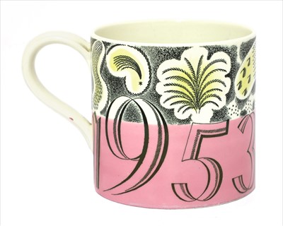 Lot 245 - A Wedgwood 1953 coronation tankard