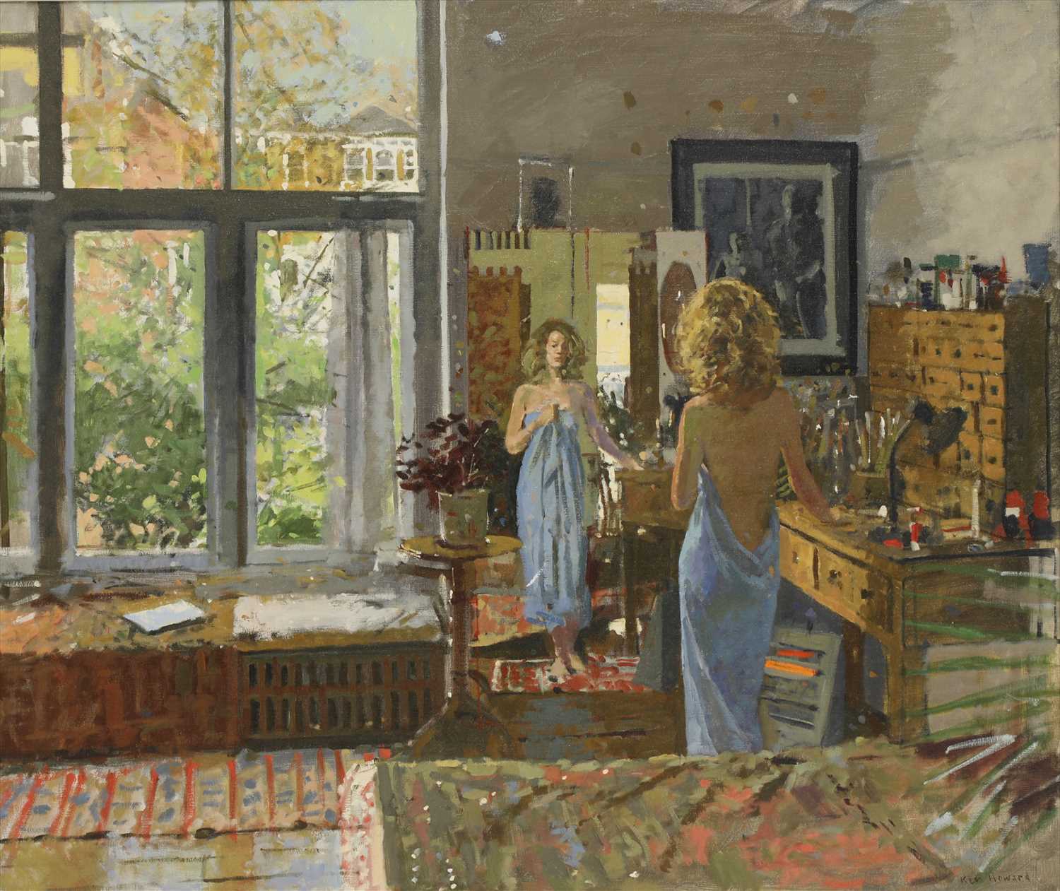 Lot 265 - Ken Howard RA (b.1932)