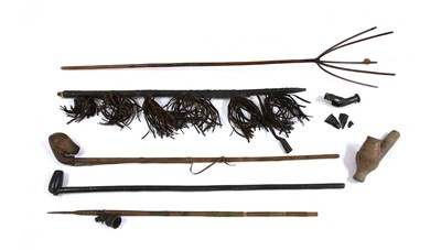 Lot 205 - Four African pipes