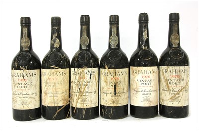 Lot 47 - Graham's, Vintage Port, 1970, twelve bottles (owc)