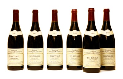 Lot 169 - Domaine Confuron-Cotetidot, Echézeaux Grand Cru, 2005, six bottles