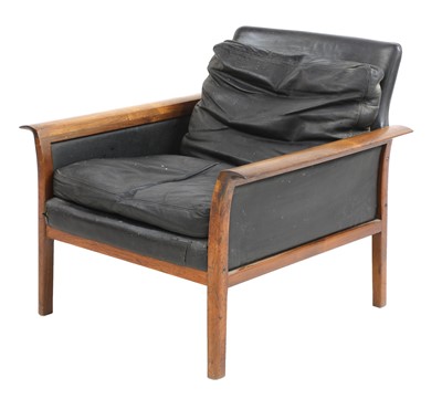 Lot 182 - A 'Model 924' rosewood armchair