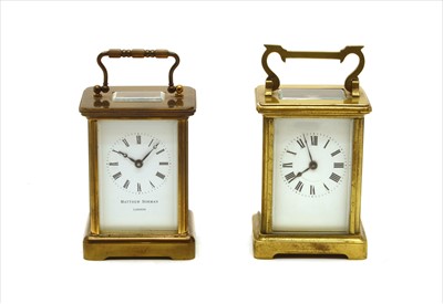 Lot 210 - A carriage clock