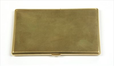Lot 81 - A 9ct gold cigarette case