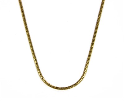 Lot 35 - A 9ct gold necklace