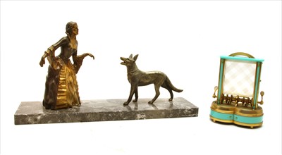 Lot 334 - An Art Deco group