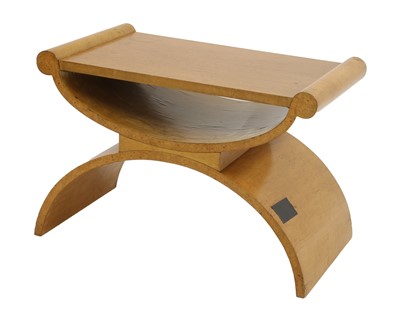 Lot 324 - An Art Deco bird's-eye maple coffee table