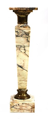 Lot 328 - A marble and gilt bronze pedestal