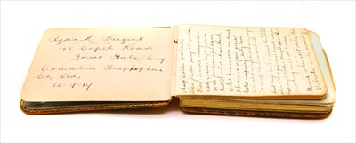 Lot 115 - An autograph book