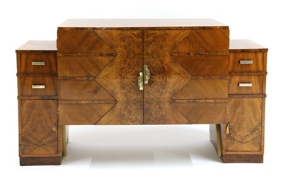 Lot 95 - An Art Deco burr walnut sideboard
