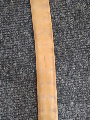 Lot 1141 - A Pickett of London gentleman's brown hornback crocodile belt