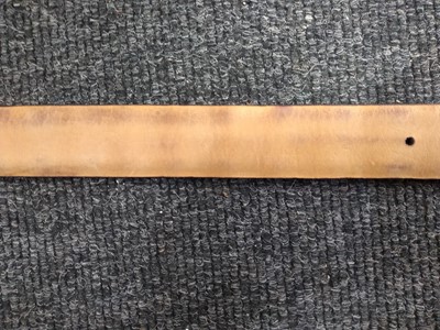 Lot 1141 - A Pickett of London gentleman's brown hornback crocodile belt