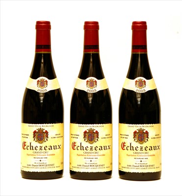 Lot 158 - Earl Daniel Bocquenet, Exchezeaux, Grand Cru, 2003, three bottles