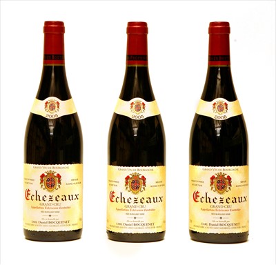 Lot 163 - Earl Daniel Bocquenet, Exchezeaux, Grand Cru, 2005, three bottles