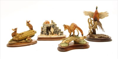 Lot 348 - Four Border Fine Arts groups