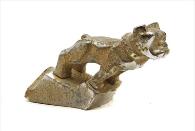 Lot 224 - A chrome bulldog bonnet 'mascot'
