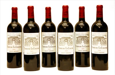 Lot 216 - Chateau La Lagune, Haut-Médoc, 3rd growth, 2009, six bottles