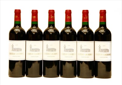 Lot 200 - Chateau Lagrange, Saint-Julien, 3rd growth, 2009, six bottles