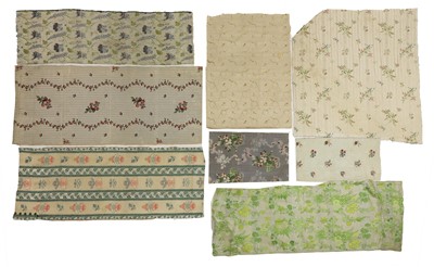 Lot 592 - Spitalfields, a panel of silk