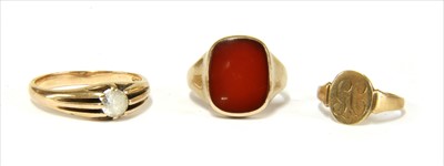 Lot 4 - Three gold rings