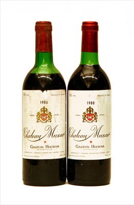 Lot 133 - Chateau Musar, Gaston Hochar, 1980, two bottles