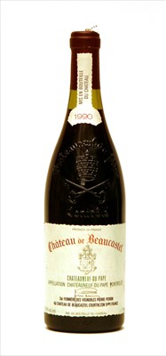 Lot 146 - Château de Beaucastel, Châteauneuf-du-Pape, 1990, one bottle
