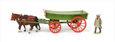 Lot 186 - A Britains 'Home Farm Series, Farm Waggon' no. 57