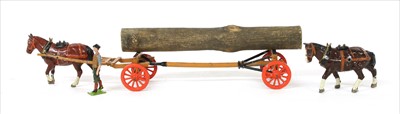 Lot 180 - A Britains 'Timber Carriage'