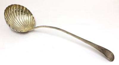Lot 11 - A George III silver ladle