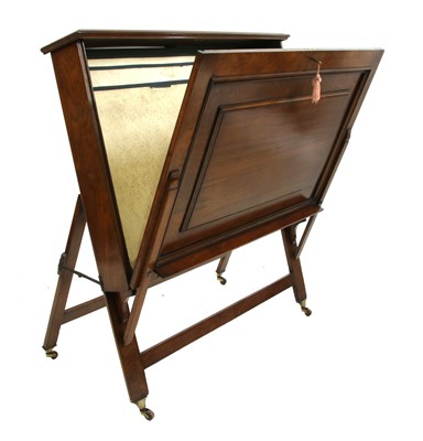 Lot 171 - A walnut folio stand