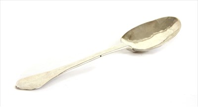 Lot 124 - A Queen Anne Britannia standard 'dog-nose' spoon