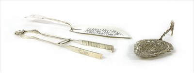 Lot 66 - A Victorian silver fish slice