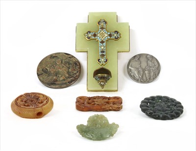 Lot 98 - Four oriental hard stone carvings