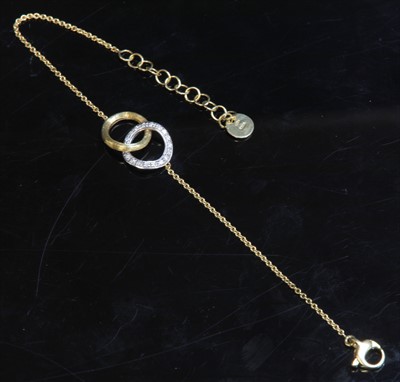 Lot 213 - An 18ct gold Jaipur diamond set bracelet by Marco Bicego