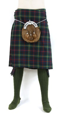 Lot 1177 - A Farquharson tartan fabric kilt