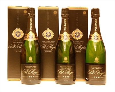 Lot 33 - Pol Roger, Extra Cuvée de Reserve, 1999, three bottles (each boxed)