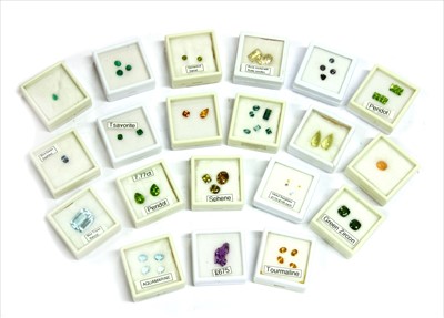 Lot 165 - A quantity of unmounted gemstones