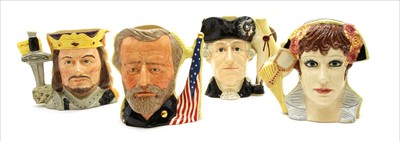 Lot 310 - A large collection of Royal Doulton character jugs