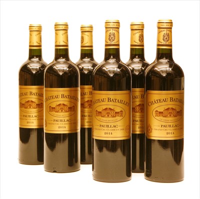 Lot 251 - Château Batailley, Pauillac, 5th growth, 2014, six bottles