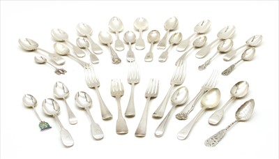 Lot 56 - A set of six Victorian silver spoons