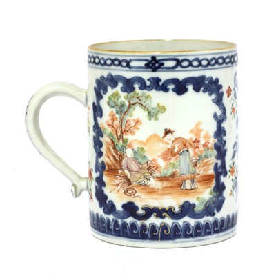 Lot 211 - A Chinese famille rose mug
