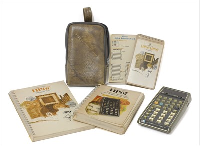 Lot 294 - An Hewlett-Packard 'HP67' programmable pocket calculator