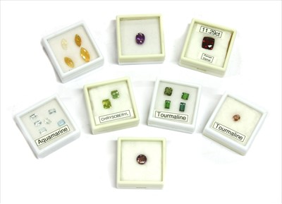 Lot 161 - A quantity of unmounted gemstones