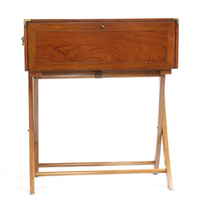Lot 553 - A 'Starbay Indochine' rosewood finish and compass rose inlaid writing desk