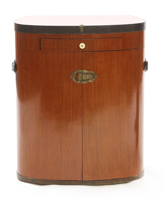 Lot 564 - A 'Starbay Marie Galante' rosewood finish bow front dressing table