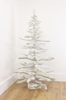 Lot 627 - A painted ‘driftwood’ tree
