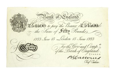 Lot 82 - Banknotes, an Operation Bernhard Fifty Pound note