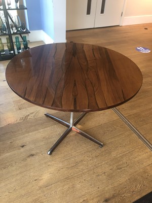 Lot 390 - A rosewood dining suite